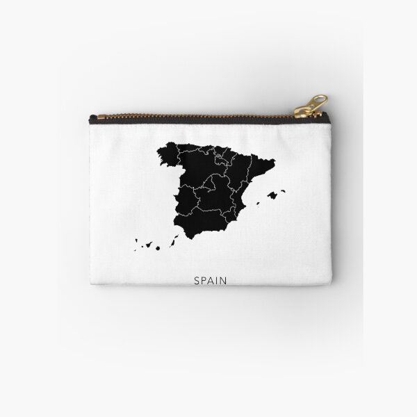 Item preview, Black and White Map of Spain designed and sold by By-Danni-Marie.