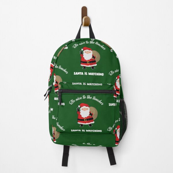 Item preview, Be Nice To The Teacher Santa Is Watching. Funny Teacher Christmas designed and sold by Rebel-Design.