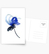 Blue flower Postcards