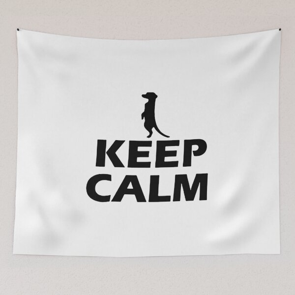 Item preview, Keep Calm I am just Meerkat Mearcat Love Meerkat Gift Premium Apparel Funny Holiday Xmas designed and sold by DesignByHeartUK.