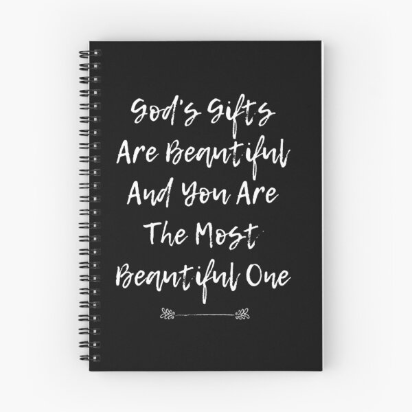 Item preview, God's gifts are beautiful and you are the most beautiful one Sarcastic Quote tshirt Ladies or Adult Fit Slogan Positive Motivational designed and sold by Zosef-artist.