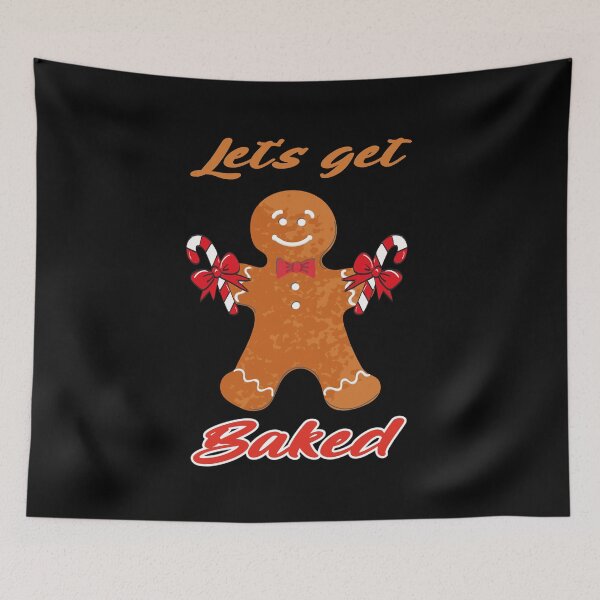 Item preview, Let's Get baked Funny Christmas Gift Idea  designed and sold by justbejoker.