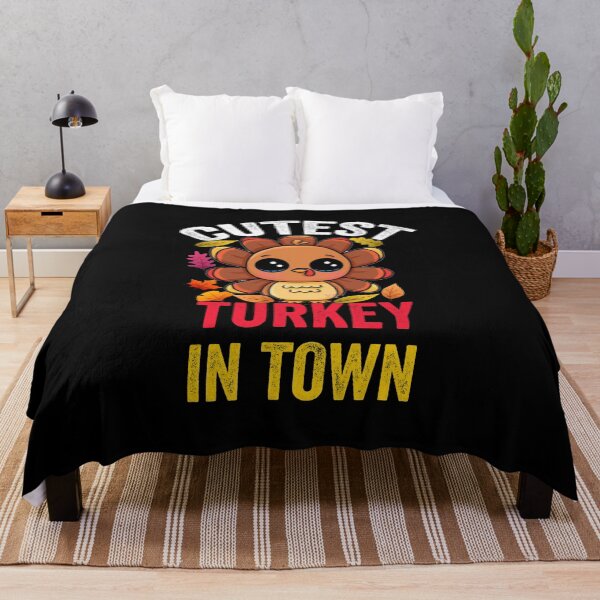 Item preview, Cutest Turkey In Town Funny Thanksgiving Gifts For Kids designed and sold by AMINE  ★★★★★.