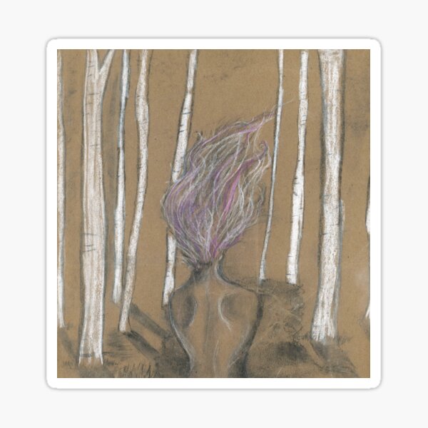 Item preview, Girl in the woods  designed and sold by Hanna  Pease.
