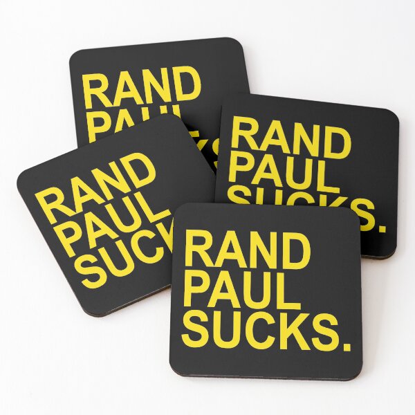 Item preview, Copy of Rand Paul Sucks (yellow) designed and sold by Thelittlelord.