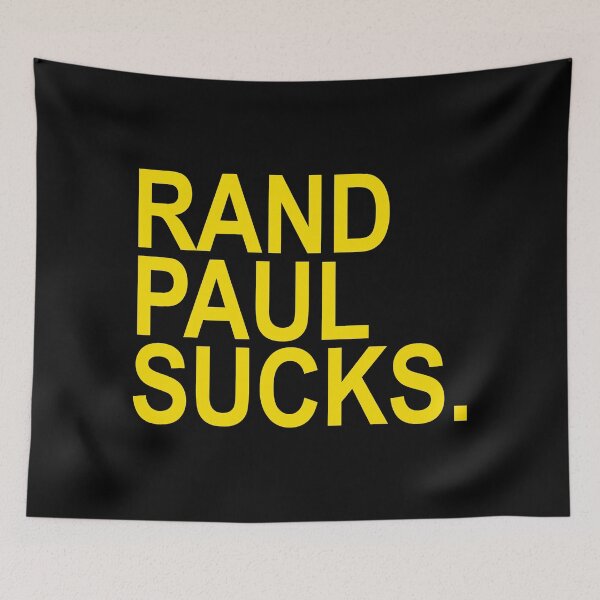 Item preview, Copy of Rand Paul Sucks (yellow) designed and sold by Thelittlelord.