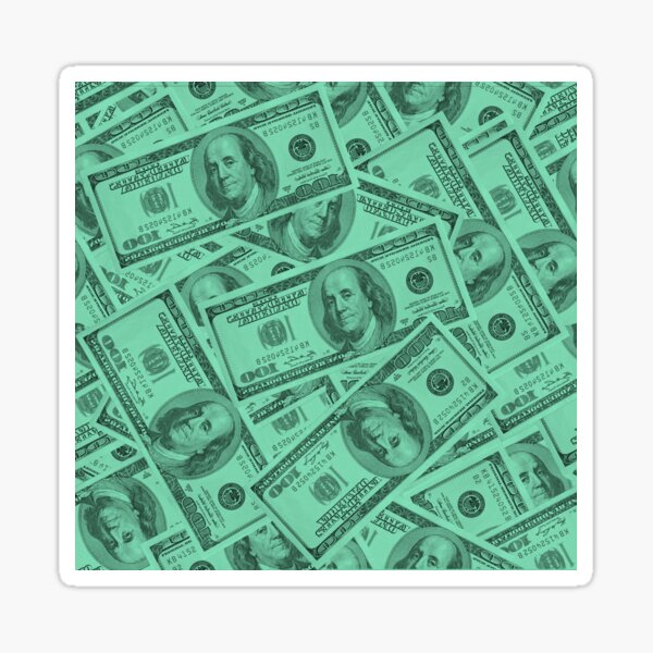 Blue 100 Dollar Bills Seamless Money Background — drypdesigns