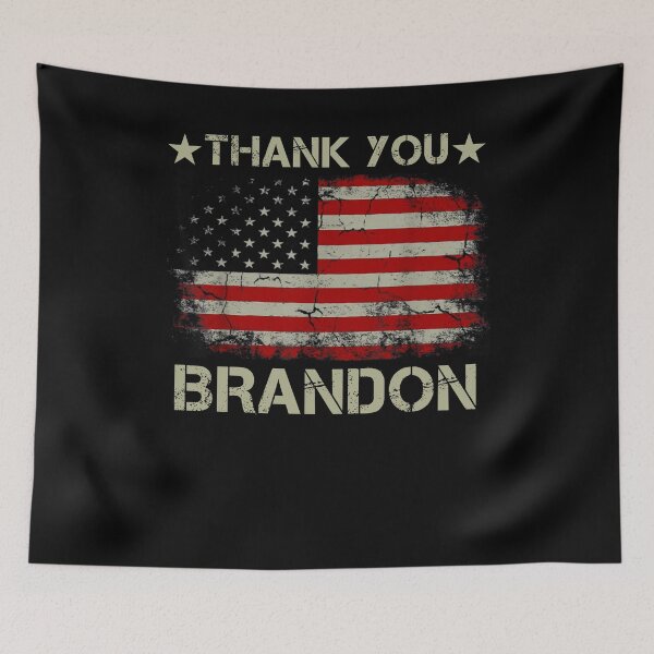 Item preview, Thank You Brandon American Flag Impeach Biden designed and sold by kamilbogaty1.