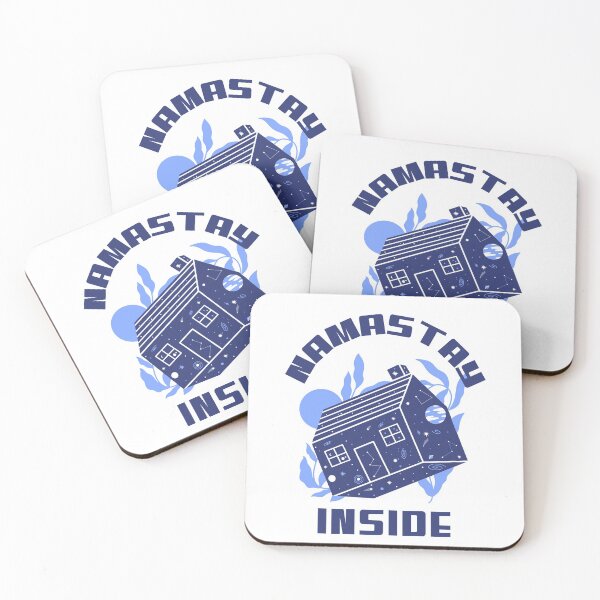 Item preview, NAMASTAY INSIDE Door Mat designed and sold by henes88.