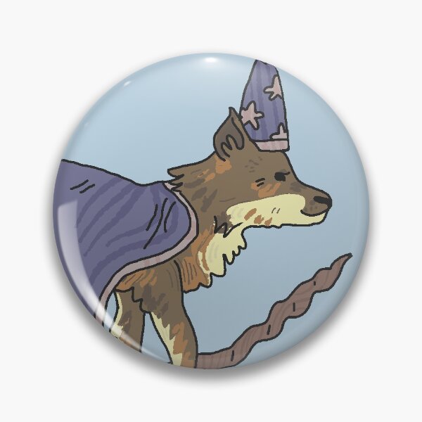 Item preview, coyote wizard designed and sold by scare0dactyl.