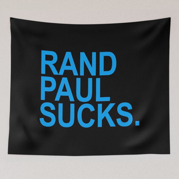 Item preview, Rand Paul Sucks (blue) designed and sold by Thelittlelord.