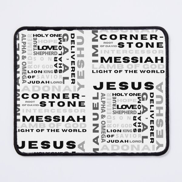 Item preview, Names of Jesus | Greyscale/Grayscale designed and sold by WordsToArt.