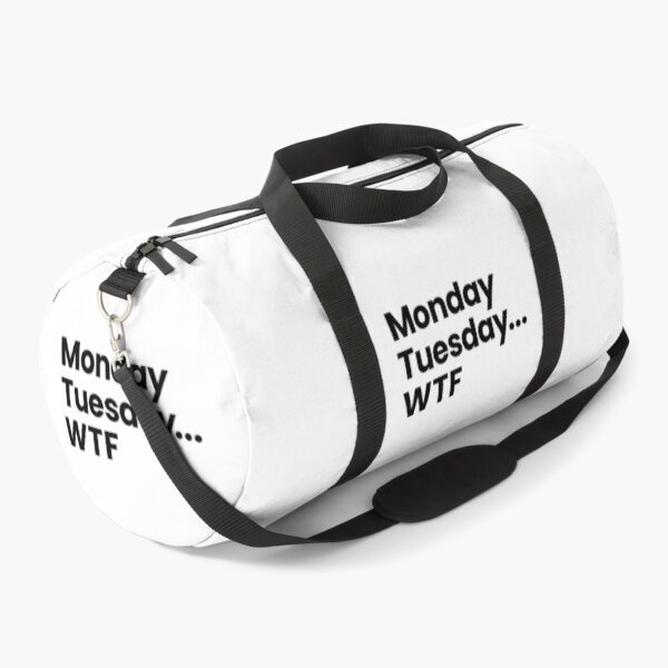 Item preview, Monday Tuesday WTF (Black) designed and sold by STUDIO-72.
