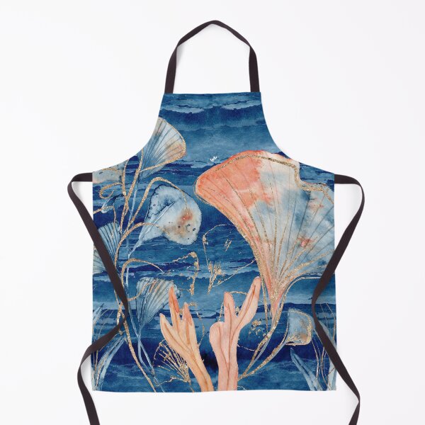 Item preview, Gold Blue Coral - Under the Sea designed and sold by DzineVine.