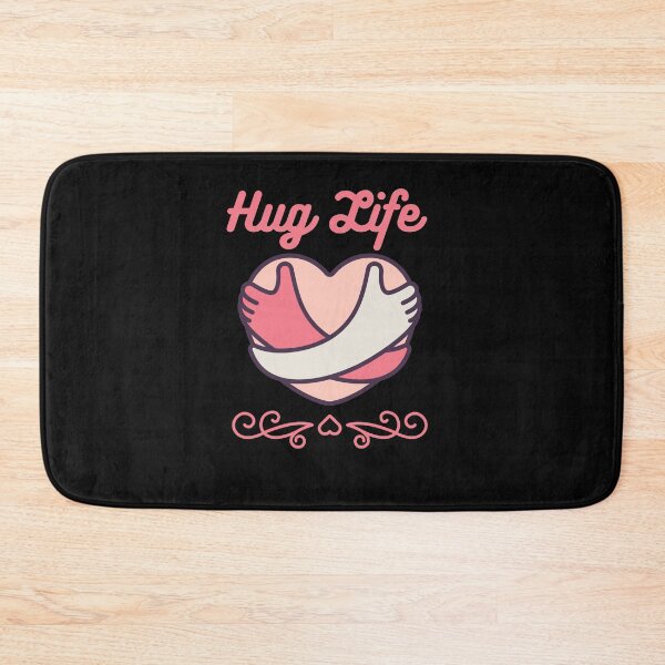 Item preview, Hug Life - Funny Saying thug life hug life black and white designed and sold by Rainbow Designs.