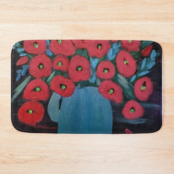 Item preview, Metallic red poppies  designed and sold by kkartwork.