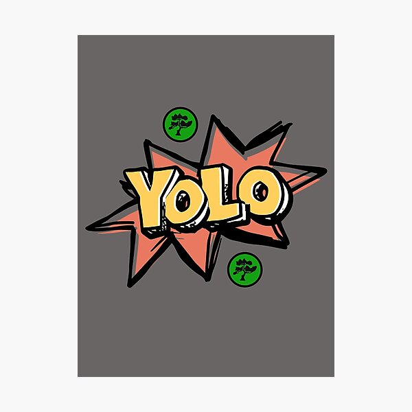 Item preview, MTG Comic Speech Bubbles - YOLO Stickers designed and sold by MWDG-DesignsMTG.