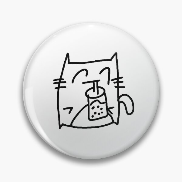 Item preview, SEVENTEEN JUN boba cat drawing designed and sold by kissywara.