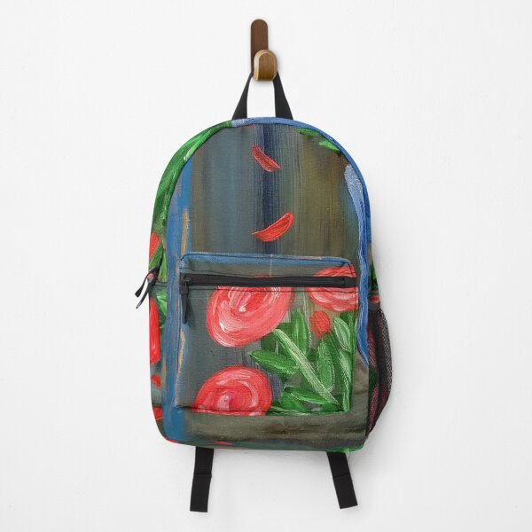 Item preview, Red roses In blue boarder  designed and sold by kkartwork.