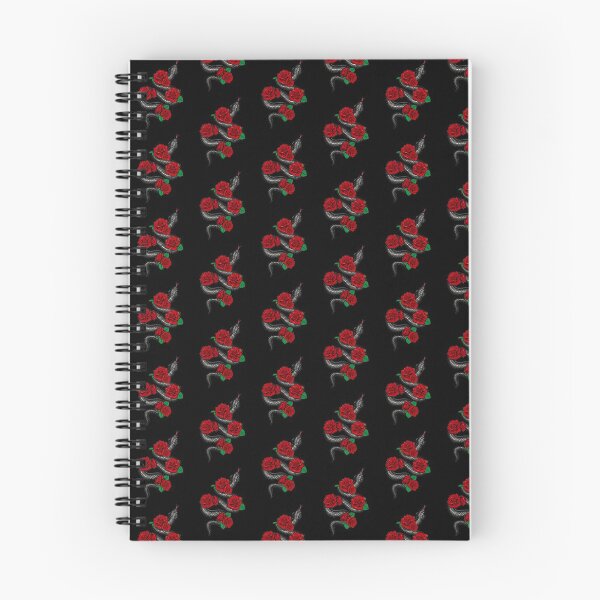 Item preview, Aesthetic Soft Grunge Snake With Red Roses graphic designed and sold by D-C-Designs.