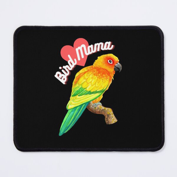 Item preview, Bird Mama | Sun Conure Parrot Owner Watercolor designed and sold by Ivy Lily Art.