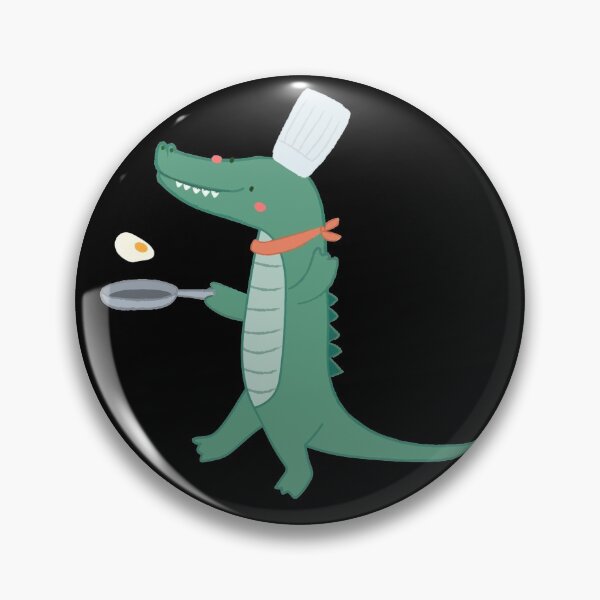 Item preview, Cooking crocodile designed and sold by ThePrintCrafty.
