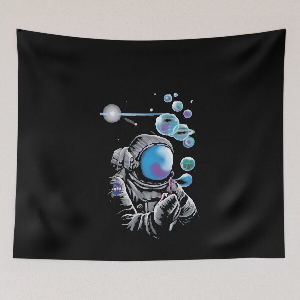 Item preview, NASA astronaut with bubbles as planets designed and sold by AxzoGerman.