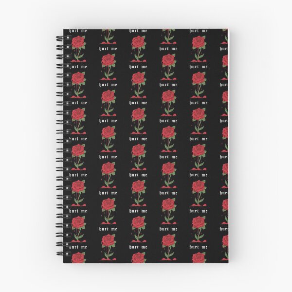 Item preview, Hurt me - Aesthetic Red Rose Flower Sad E-Boy E-Girl print designed and sold by D-C-Designs.