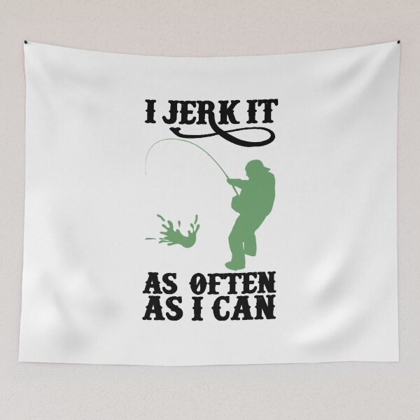 Item preview,  I Jerk It As Often As I Can Fish - Fishing Shirt | Fishing Gifts | Fishing Tshirt | FishingUnisex T-Shirt designed and sold by BERDOFRENZY.