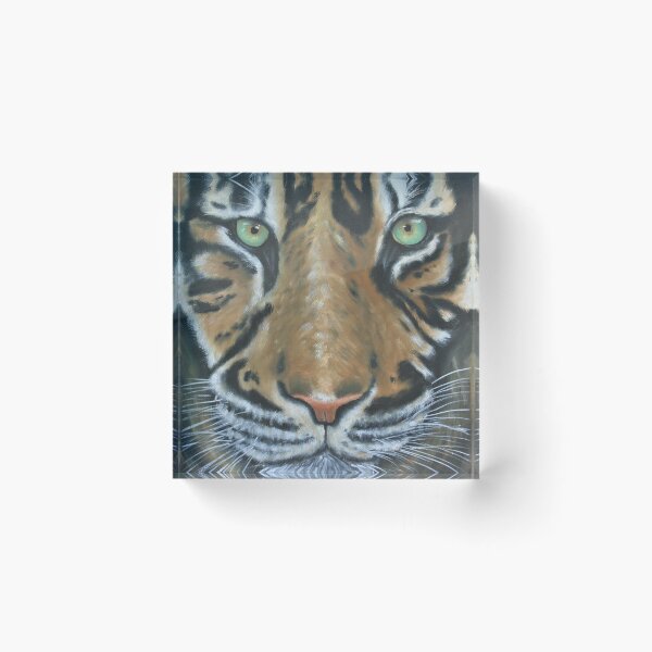 Item preview, Tiger oil painting designed and sold by ArtbyTreva.