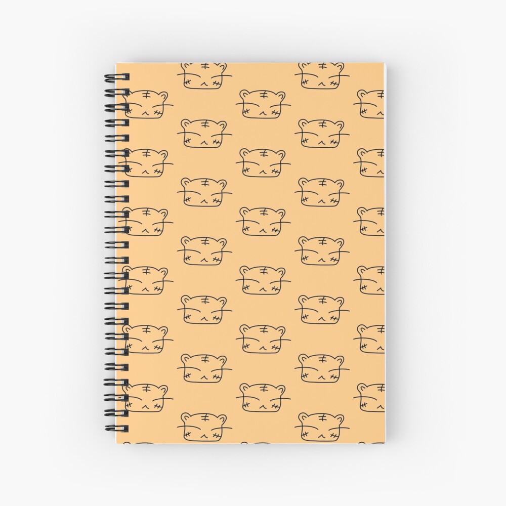 Baby Tiger Themed Drawing Book, Kids Drawing Book, Spiral Notebook