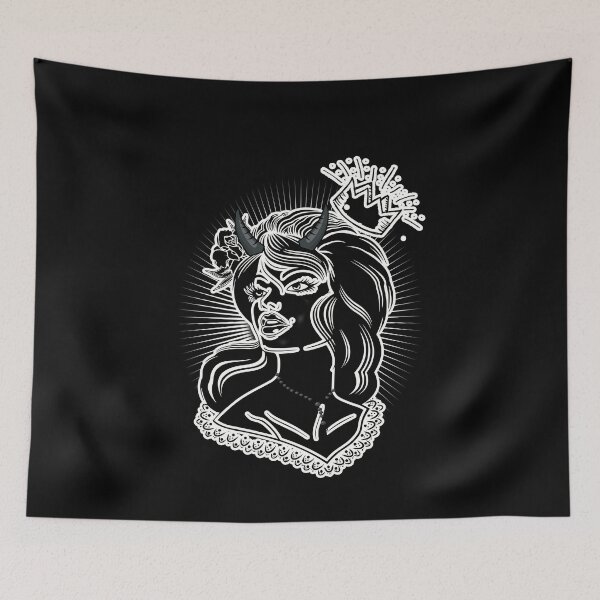 Item preview, Soft Grunge Devil Princess. Aesthetic Punk Goth Girl design designed and sold by D-C-Designs.
