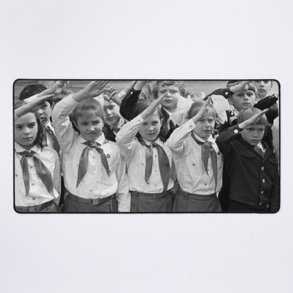 Дети в пионерском лагере СССР - Children in the Pioneer Camp, USSR Desk Mat