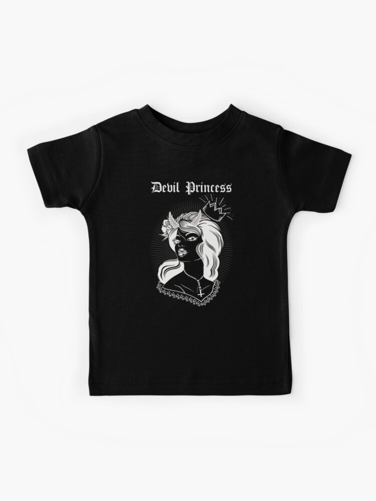 Soft Grunge Devil Princess. Aesthetic Punk Goth Girl product Kids T-Shirt  for Sale by D-C-Designs