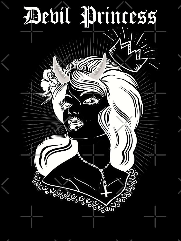 Soft Grunge Devil Princess. Aesthetic Punk Goth Girl product Kids T-Shirt  for Sale by D-C-Designs