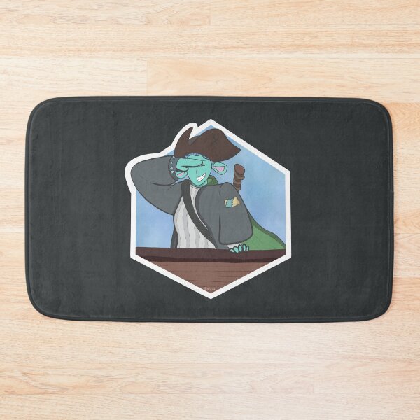 Item preview, Sisu Chuke - Firbolg Rogue/Barbarian (dark background) designed and sold by HollyCat.