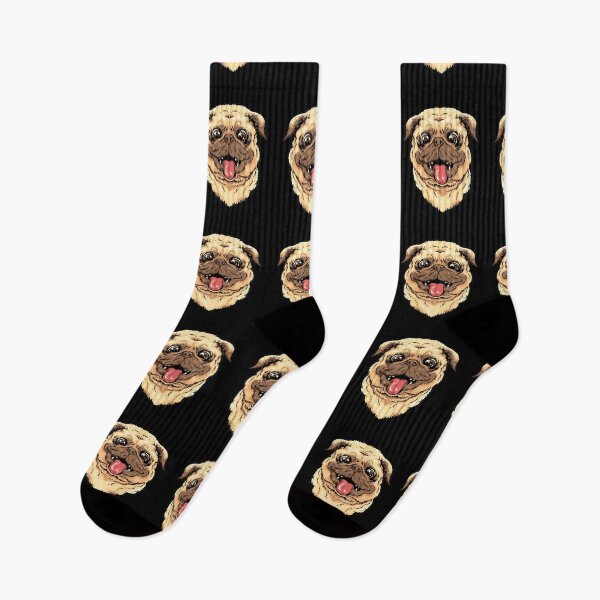 Item preview, Pug and Dog lover funny happy vibes pug designed and sold by AxzoGerman.