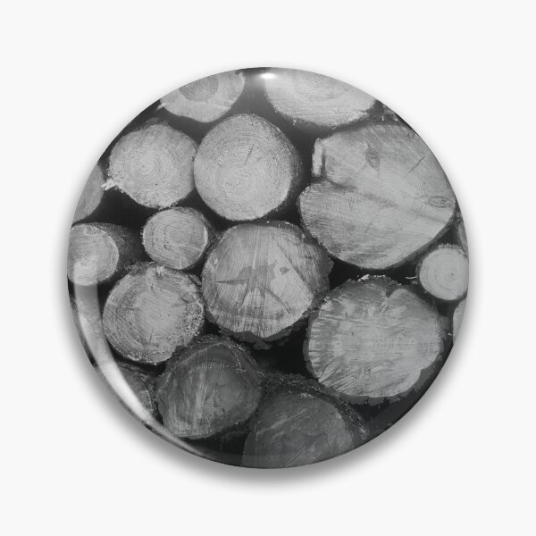 Item preview, Wood Pile Black & White designed and sold by ImpPrintsArt.