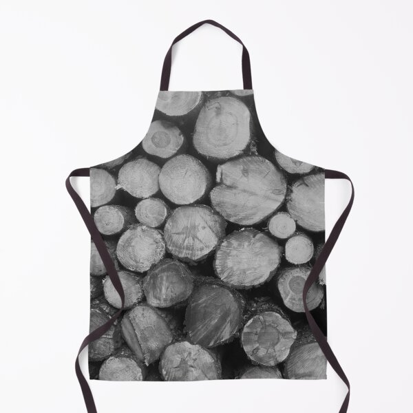 Item preview, Wood Pile Black & White designed and sold by ImpPrintsArt.
