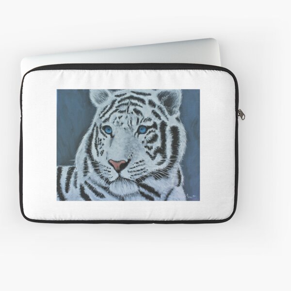 Item preview, White tiger oil painting designed and sold by ArtbyTreva.