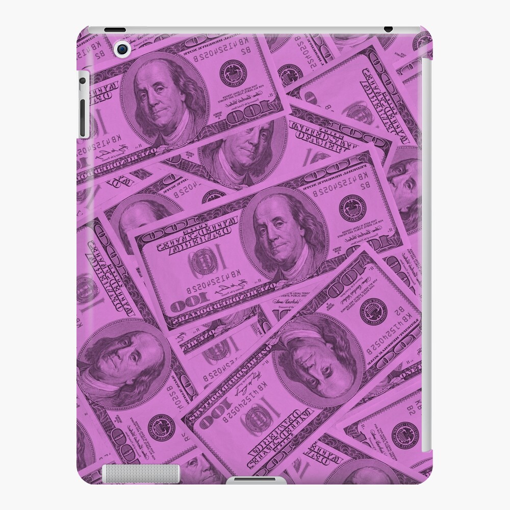 Pink Dollar Bills Art Print by Girl Visual - Fy