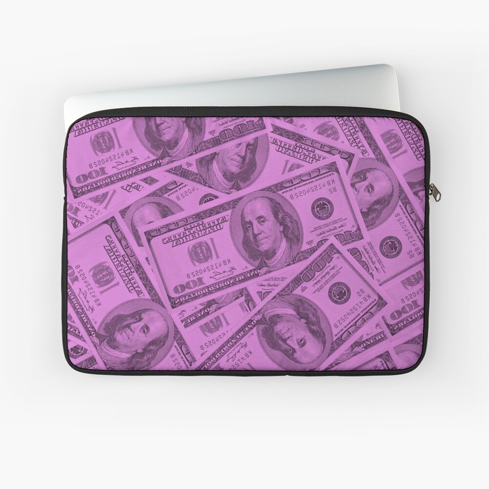 Pink Money Hundred Dollar Bills Money Tote Bag All Over Print