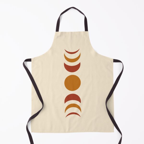 Item preview, Red and Orange Geometric Moon Phases designed and sold by cerenalkan.