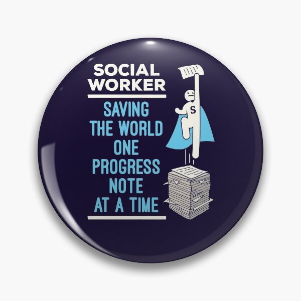 Item preview, Social Worker Saving the World One Progress Note at a Time designed and sold by jaygo.