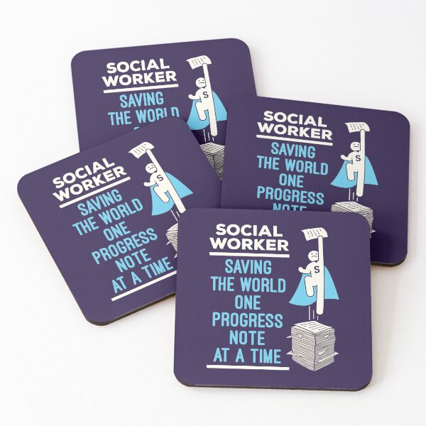 Item preview, Social Worker Saving the World One Progress Note at a Time designed and sold by jaygo.