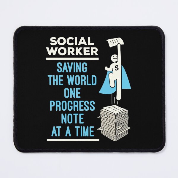 Item preview, Social Worker Saving the World One Progress Note at a Time designed and sold by jaygo.