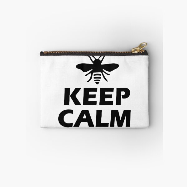 Item preview, Keep Calm Honey Bee Collecting Honey Love bumble bee ,Gift friend Funny Art Design Happy Apparel Essential Inspiration Joy Mood designed and sold by DesignByHeartUK.