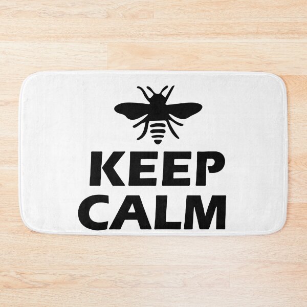 Item preview, Keep Calm Honey Bee Collecting Honey Love bumble bee ,Gift friend Funny Art Design Happy Apparel Essential Inspiration Joy Mood designed and sold by DesignByHeartUK.