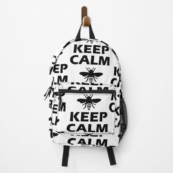 Item preview, Keep Calm Honey Bee Collecting Honey Love bumble bee ,Gift friend Funny Art Design Happy Apparel Essential Inspiration Joy Mood designed and sold by DesignByHeartUK.