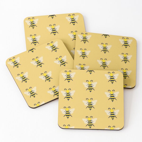 Item preview, Bumble bee on yellow designed and sold by Encie-Designs.